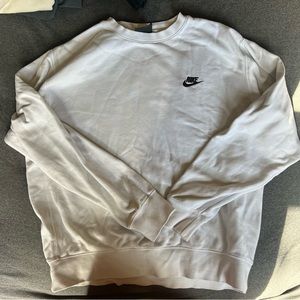 White Nike crew